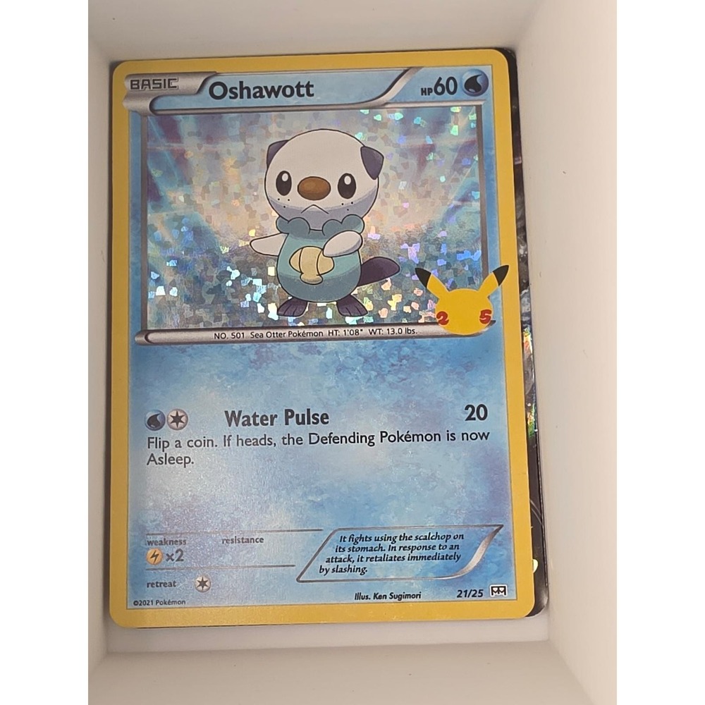 Oshawott 021/025 Promo McDonald's 25th Anniversary Promos Pokemon Holo Near Mint
